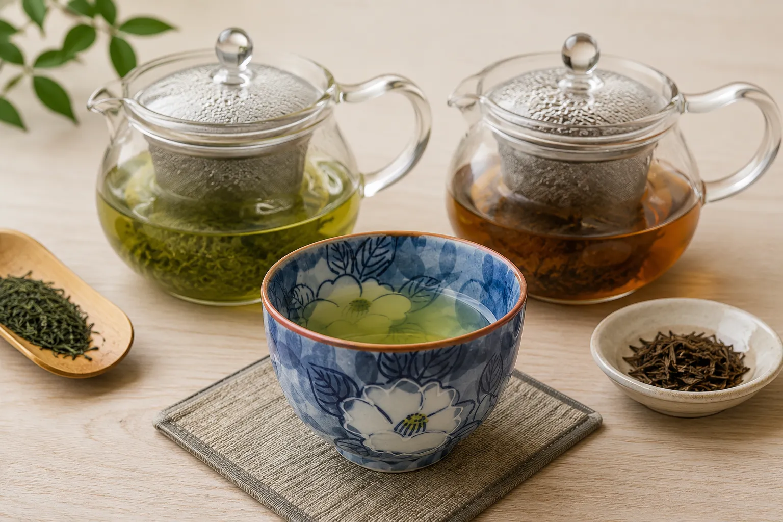 日本茶（煎茶・深蒸し・焙じ茶）