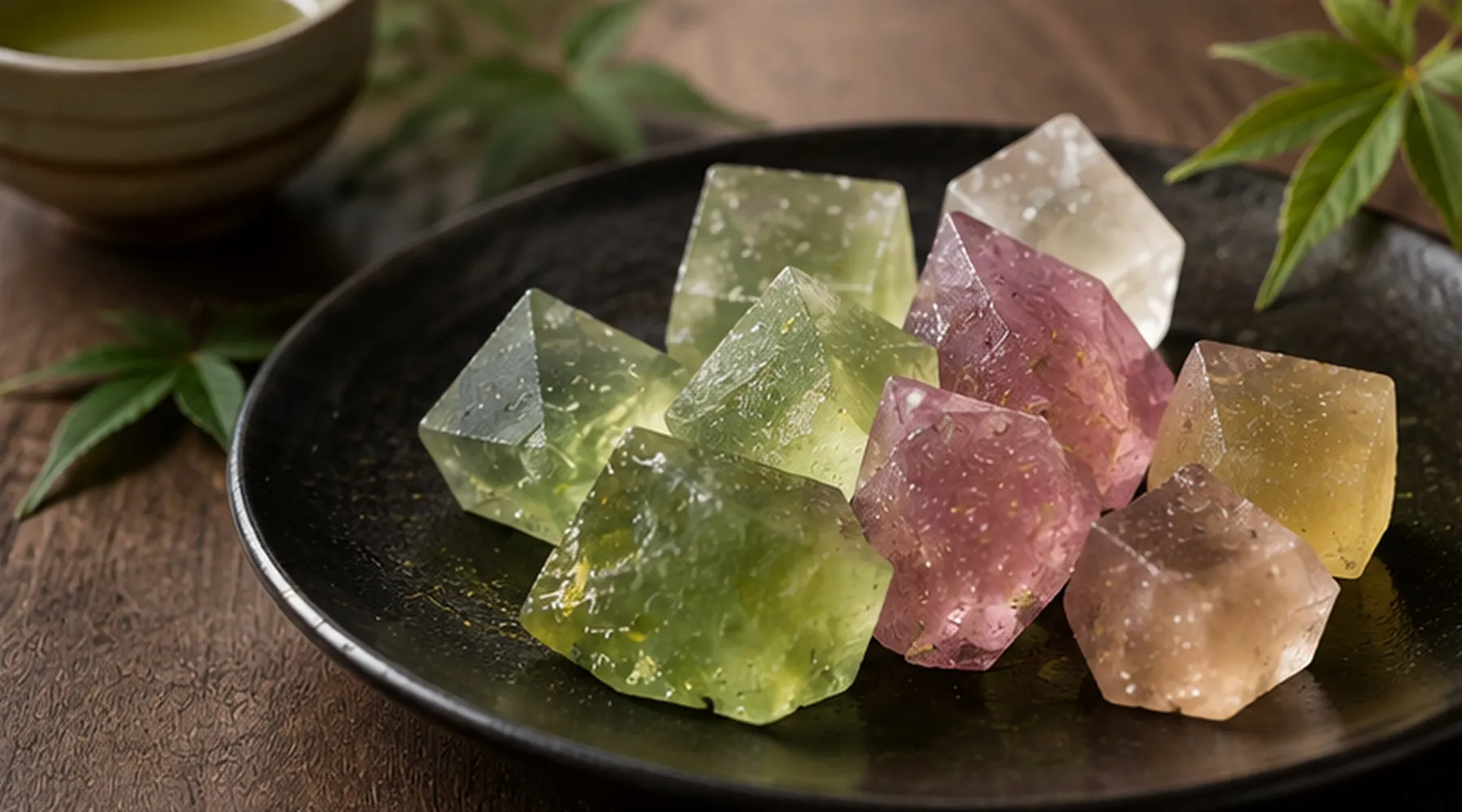 茶の琥珀糖