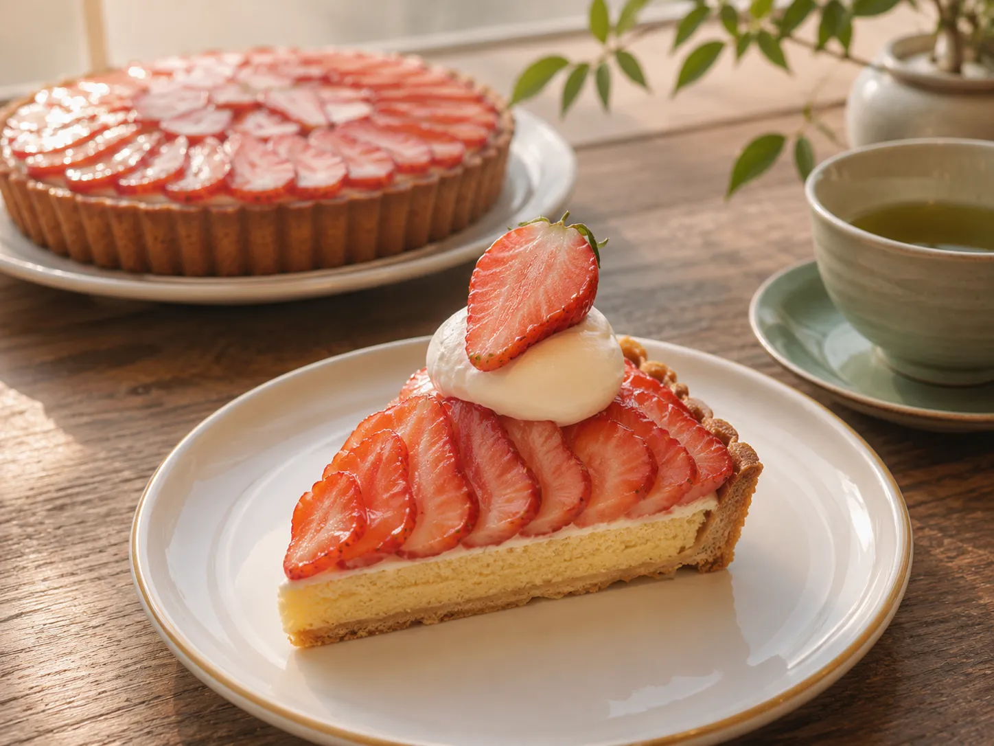 春限定・いちごタルト